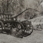 Koňská stříkačka Koňská stříkačka